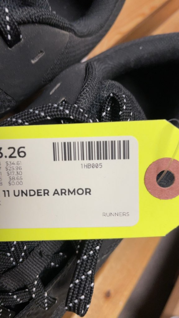 Under Armour Charged Running Shoes - Size 11