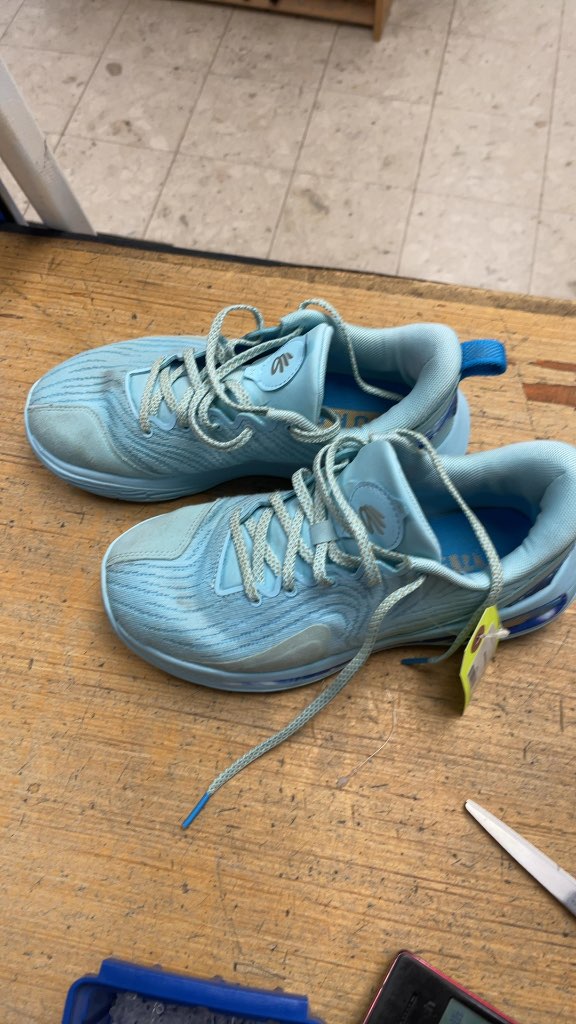 Under Armour Curry Basketball Shoes Blue Size 6