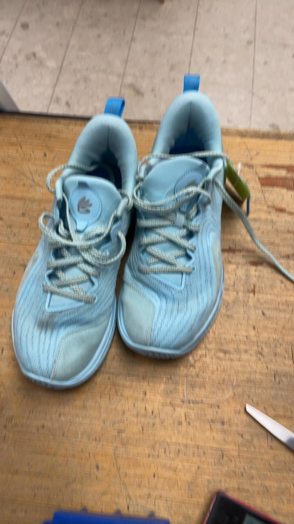 Under Armour Curry Basketball Shoes Blue Size 6