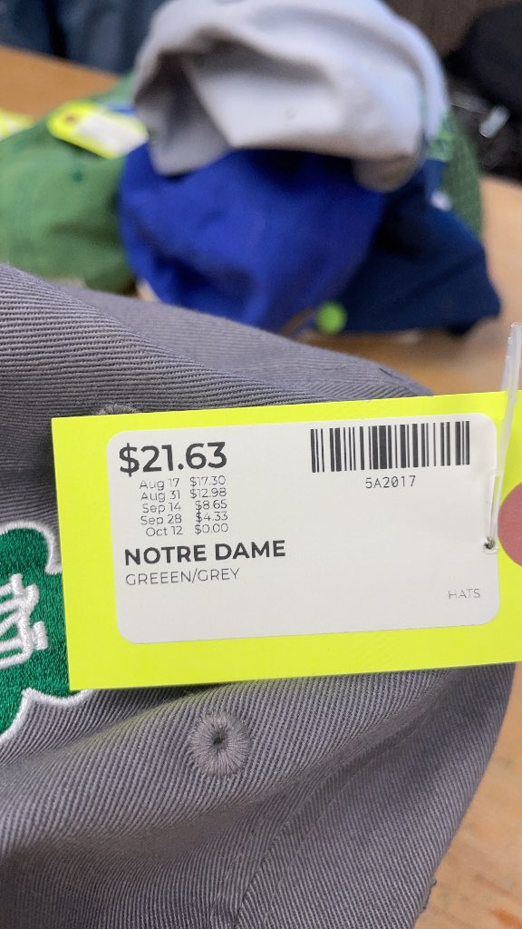 Under Armour Notre Dame Fighting Irish Hat