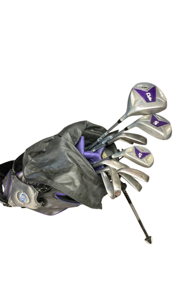 US Kids Golf USKG Junior Set - 11 Clubs & Bag - Purple