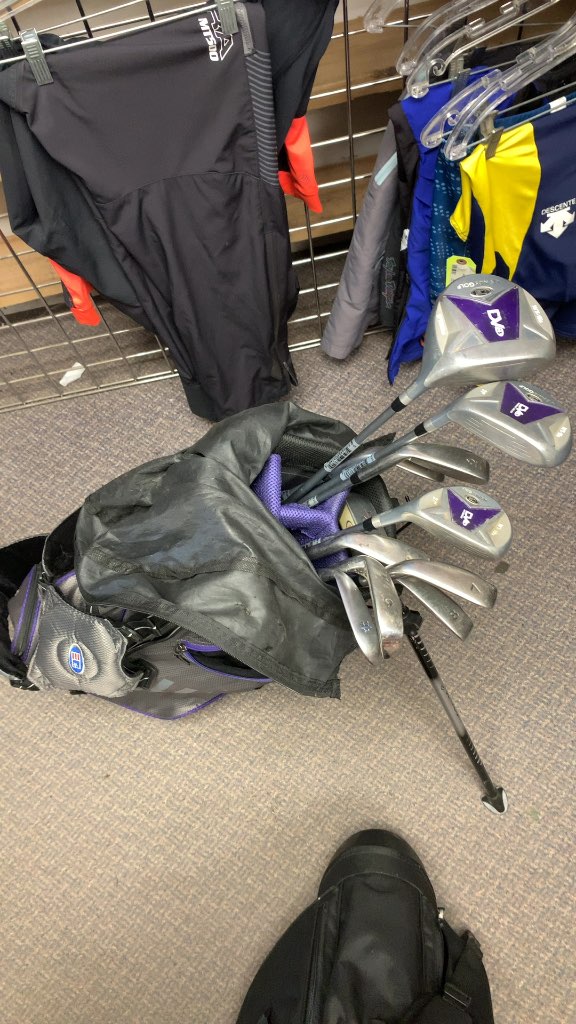 US Kids Golf USKG Junior Set - 11 Clubs & Bag - Purple
