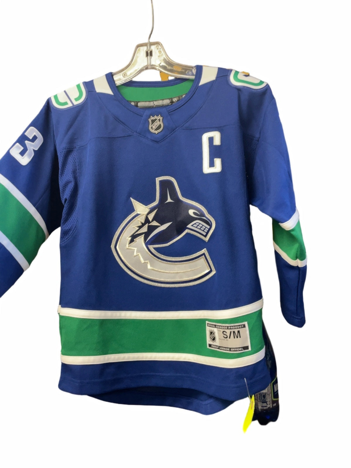Vancouver Canucks Quinn Hughes NHL Jersey - Junior Small-Medium