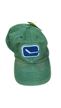 Vancouver Canucks Vintage Logo Green Baseball Cap