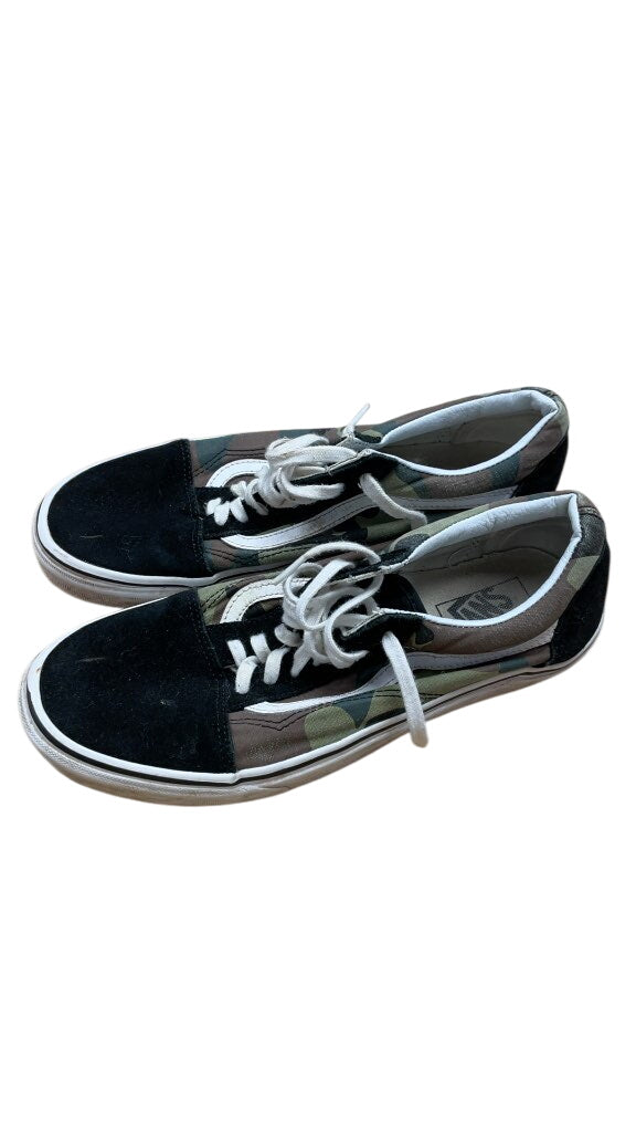 Vans Old Skool Camo Sneakers - Size 10