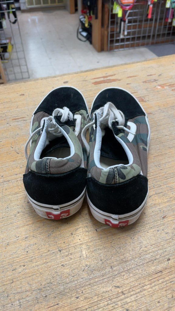 Vans Old Skool Camo Sneakers - Size 10