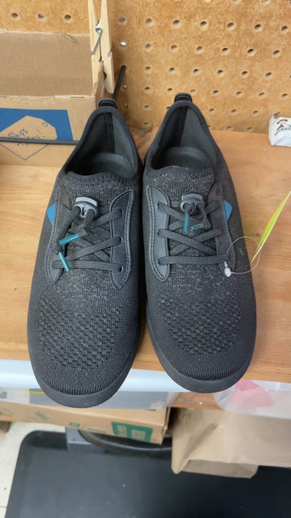 Vessi Black Knit Sneakers - Size 4