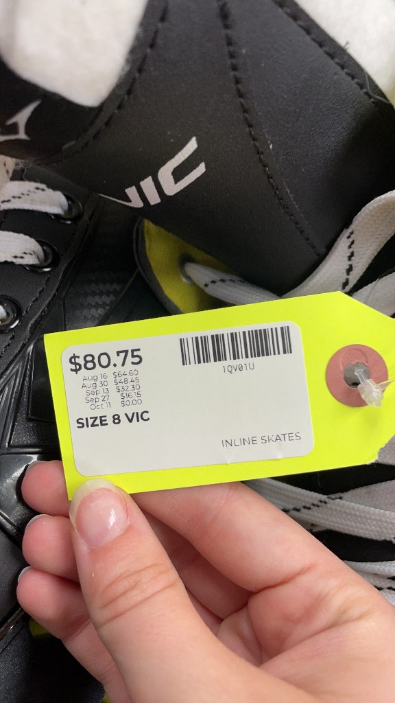 VIC Inline Skates Size 8
