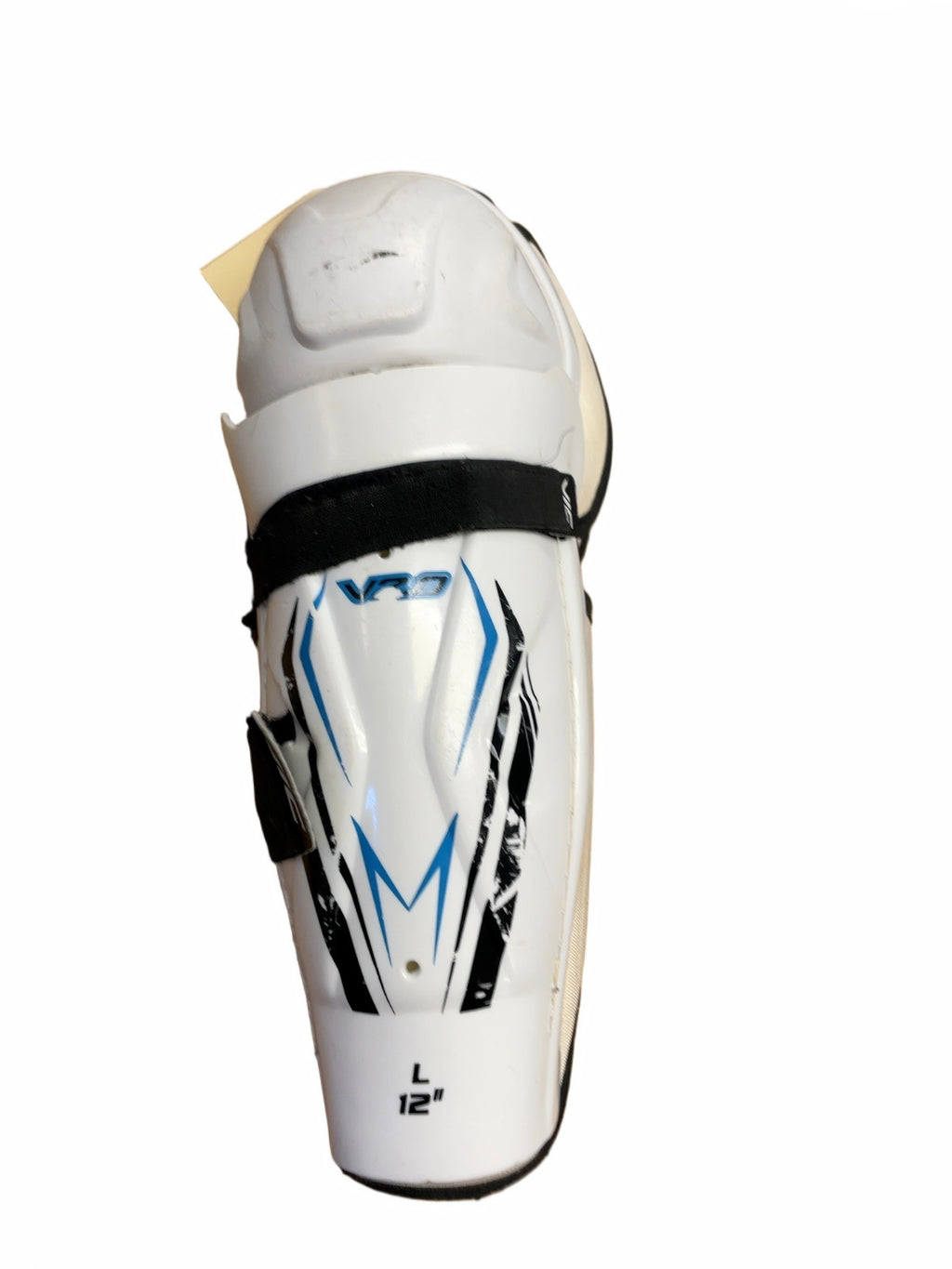 VIC Soccer Shin Pads 12" White