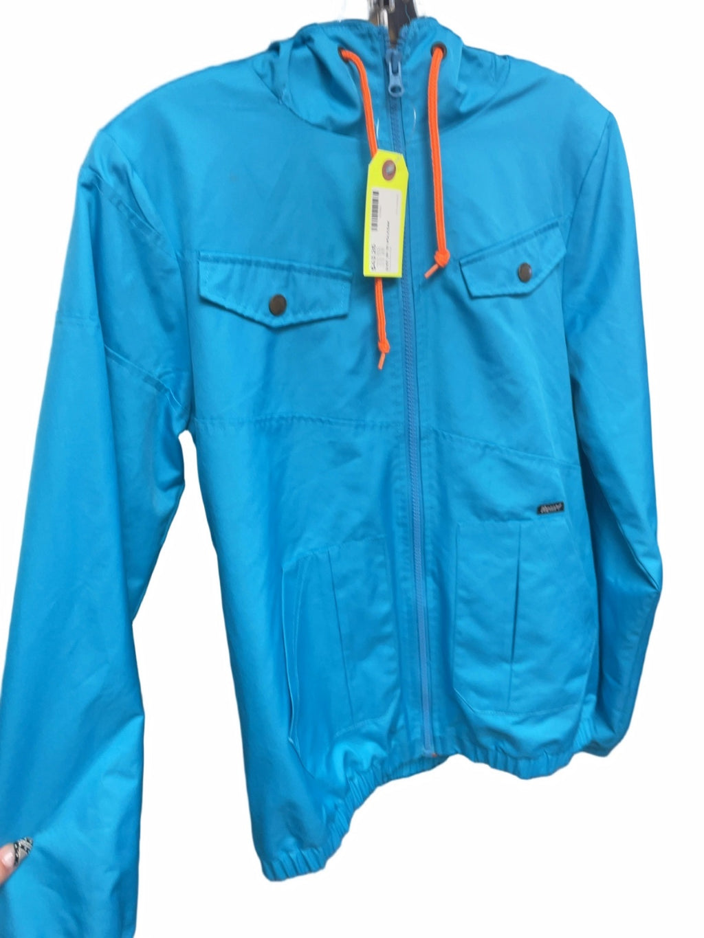Volcom Rain Jacket JR 10 Teal/Orange