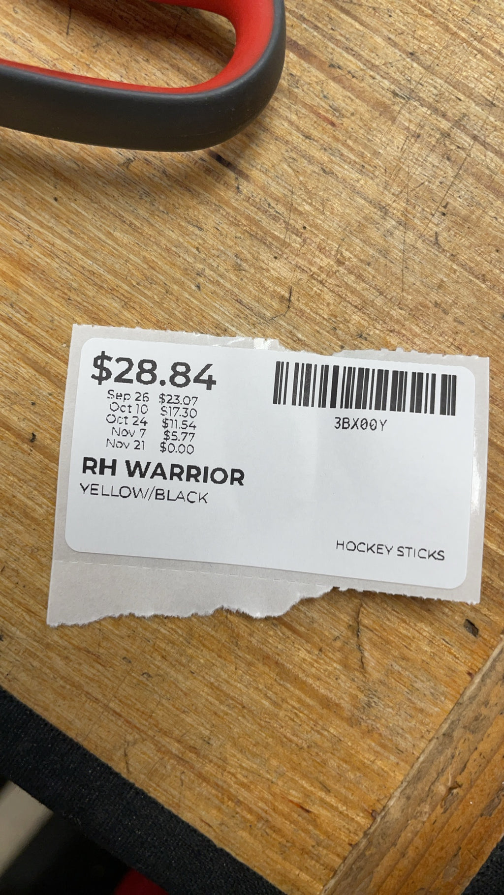 Warrior Alpha DX One 20 Flex RH Hockey Stick