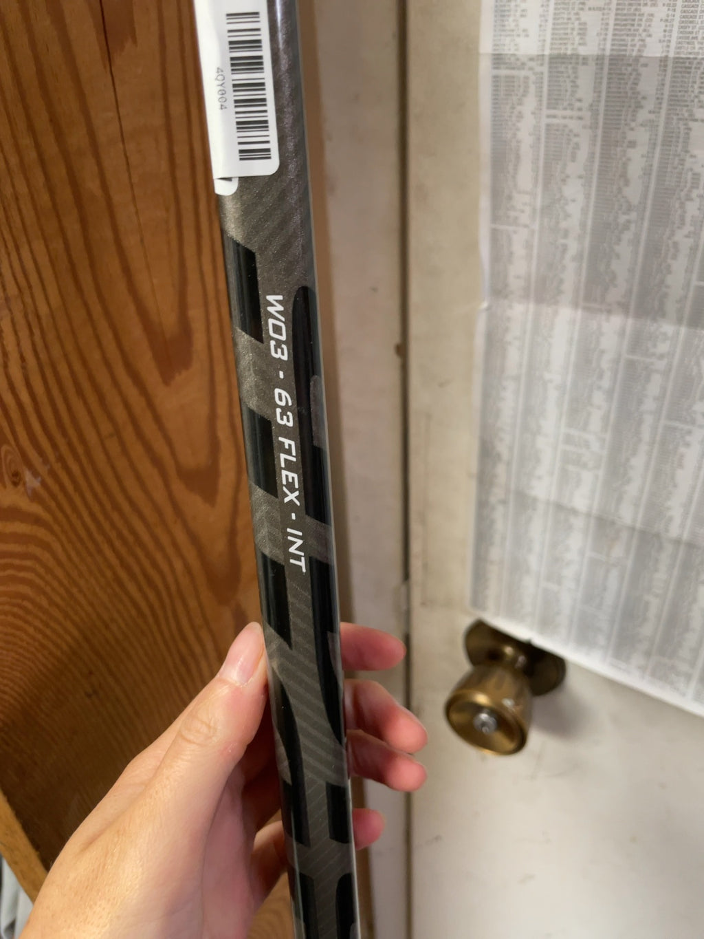Warrior Alpha Intermediate 63 Flex W03 LH Hockey Stick