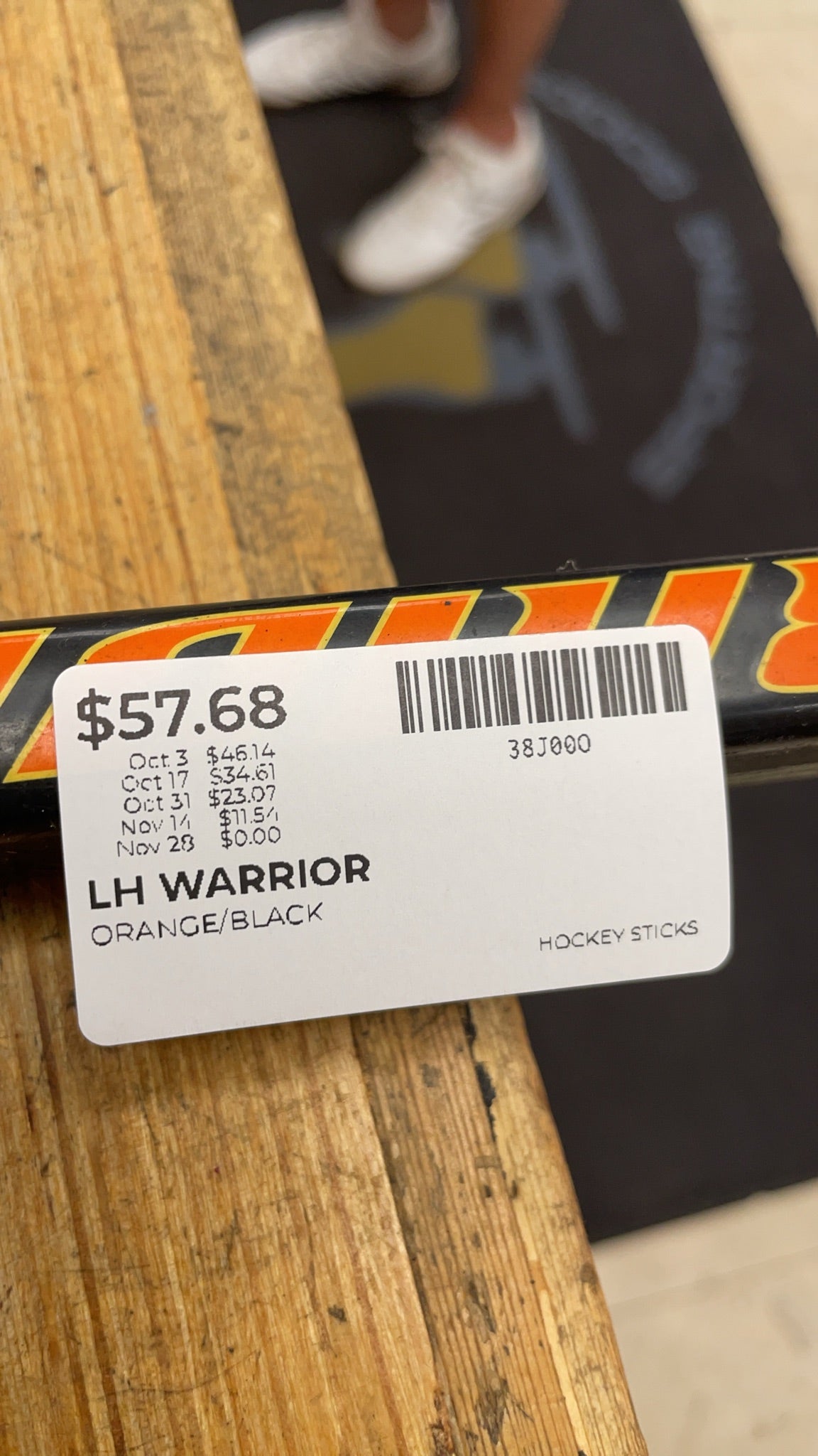 Warrior Covert Dolomite 85 Flex LH Hockey Stick