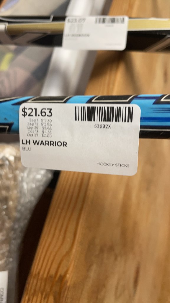 Warrior Covert DT3 Left-Handed Hockey Stick - 40 Flex
