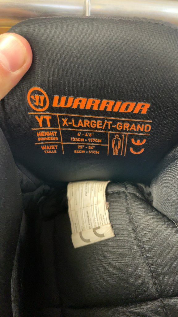 Warrior QR-10 Youth XL Hockey Pants