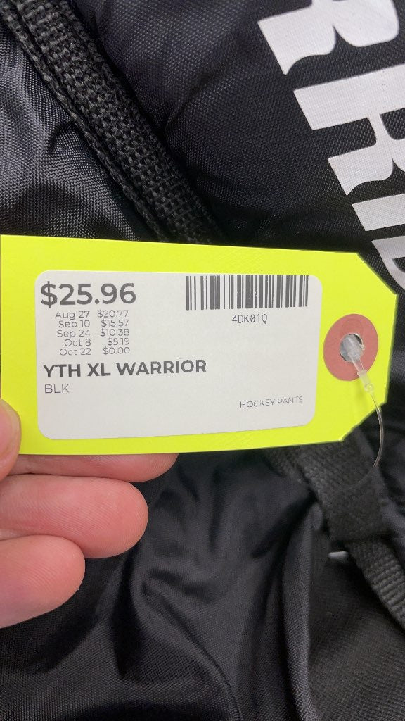 Warrior QR-10 Youth XL Hockey Pants