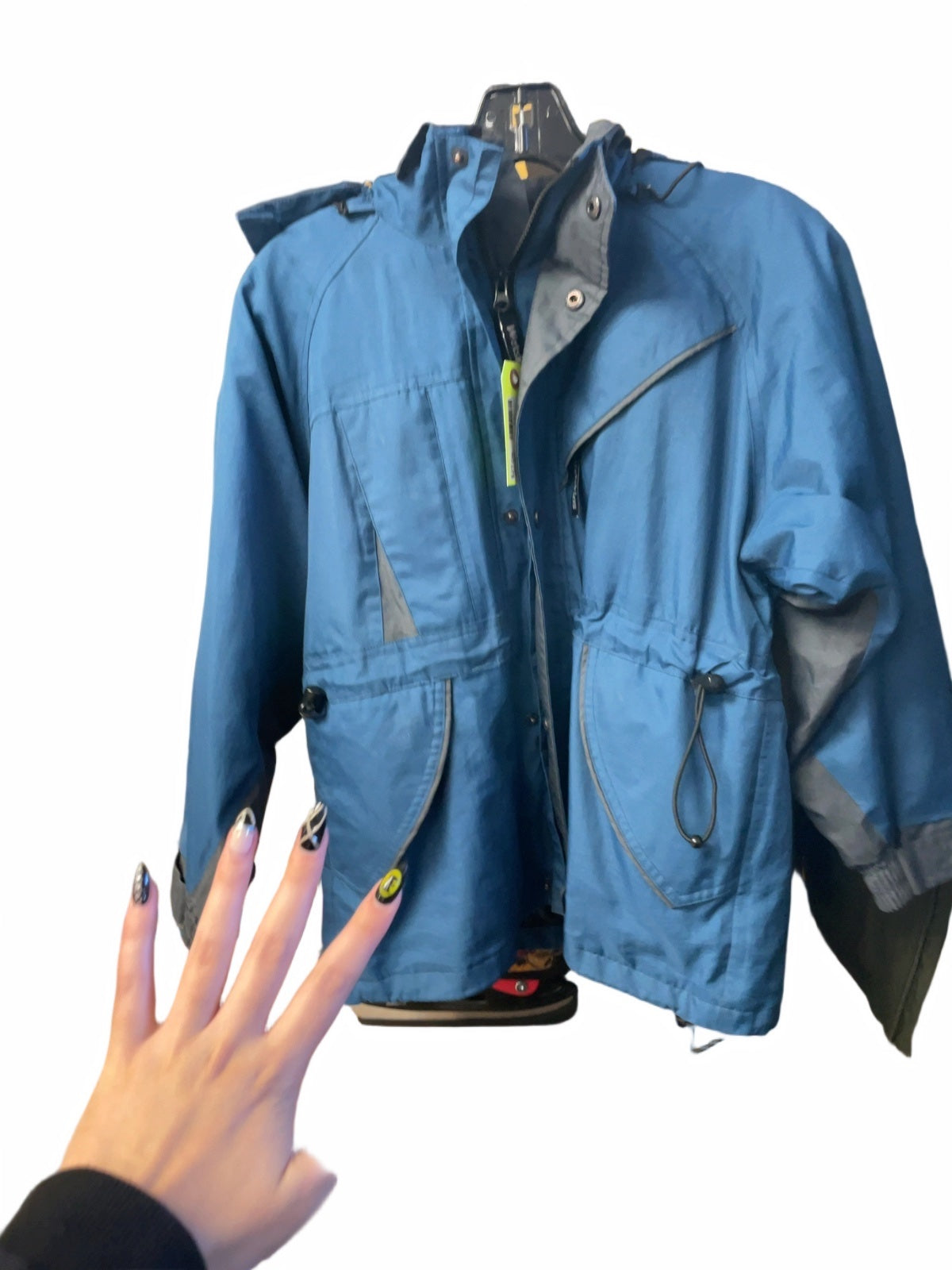 Wetskins Jacket Shell JR LARGE Dark Blue