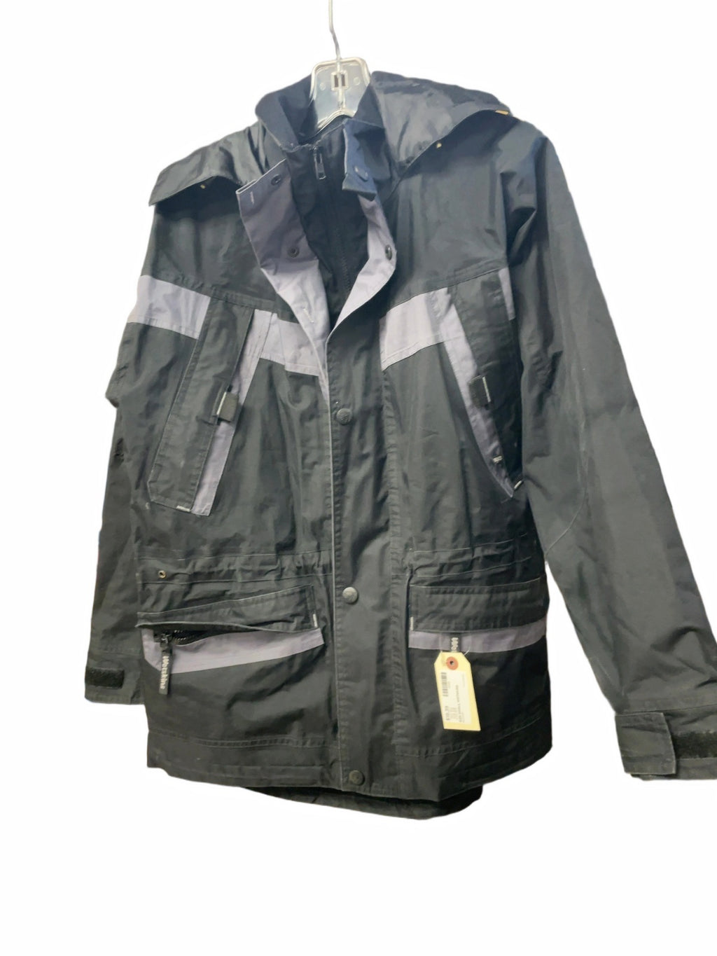 Wetskins Rain Jacket Size Small Black/Grey