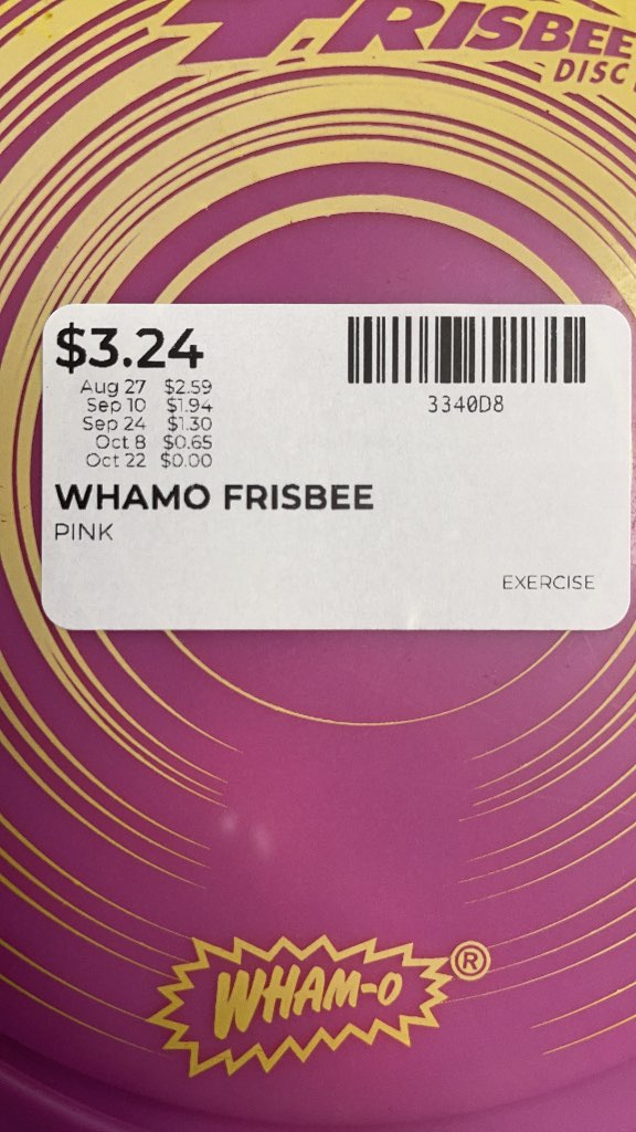 Wham-O Pink Frisbee