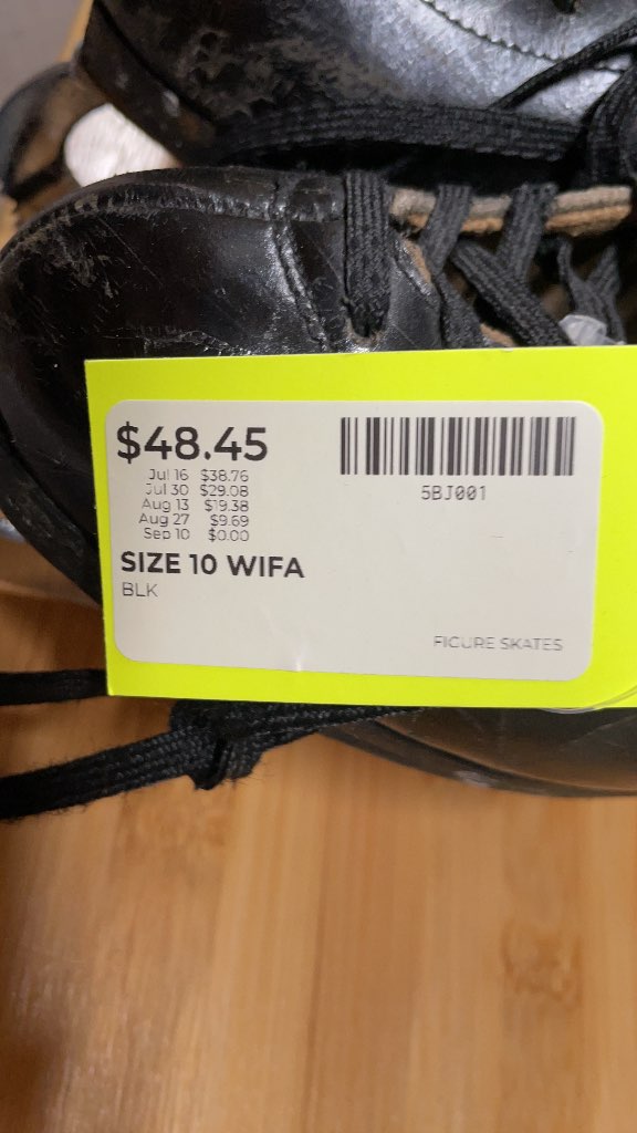 WIFA Figure Skates - Size 10