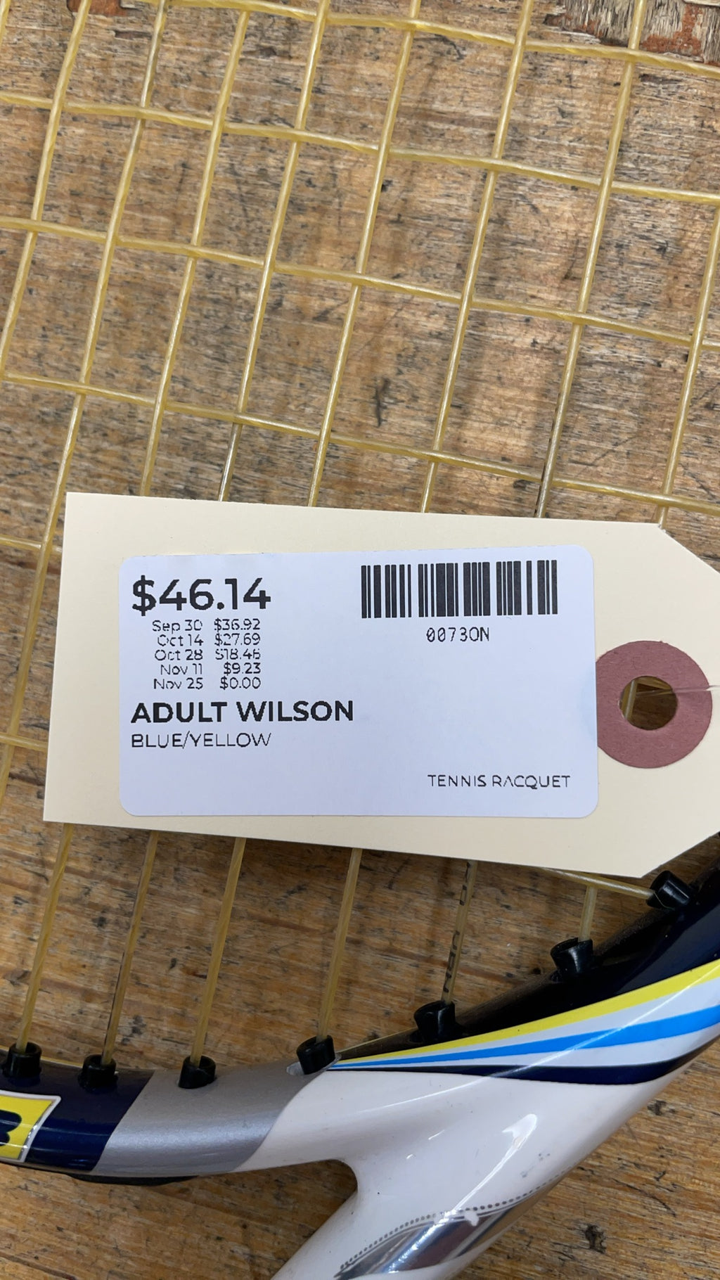 Wilson 108 Adult Tennis Racquet