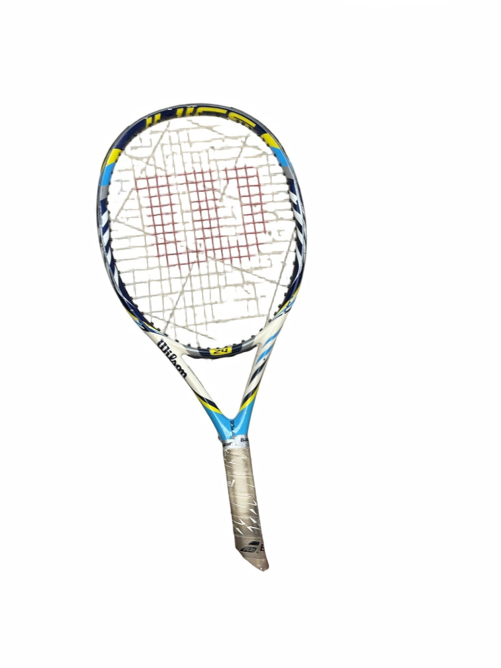 Wilson 24" Junior Tennis Racquet Blue/White/Yellow