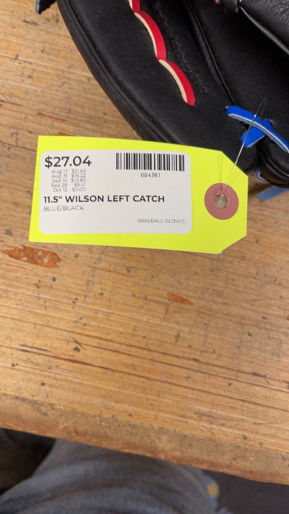 Wilson A450 11.5" Baseball Glove - Left Hand Catch