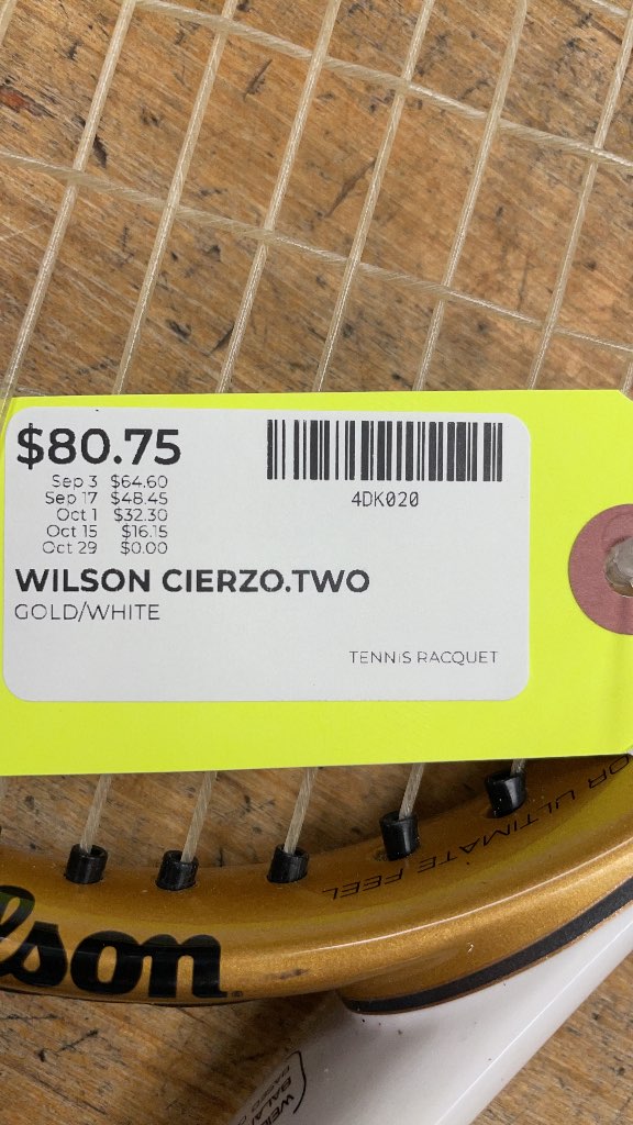 Wilson Cierzo Two BLX Tennis Racquet