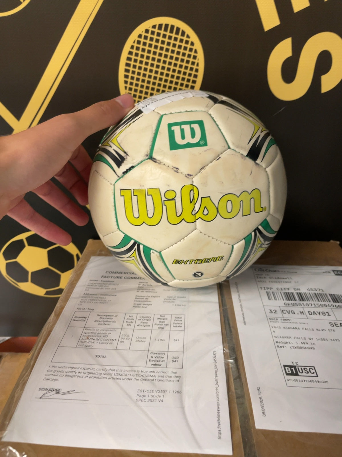 Wilson Extreme Size 3 Soccer Ball
