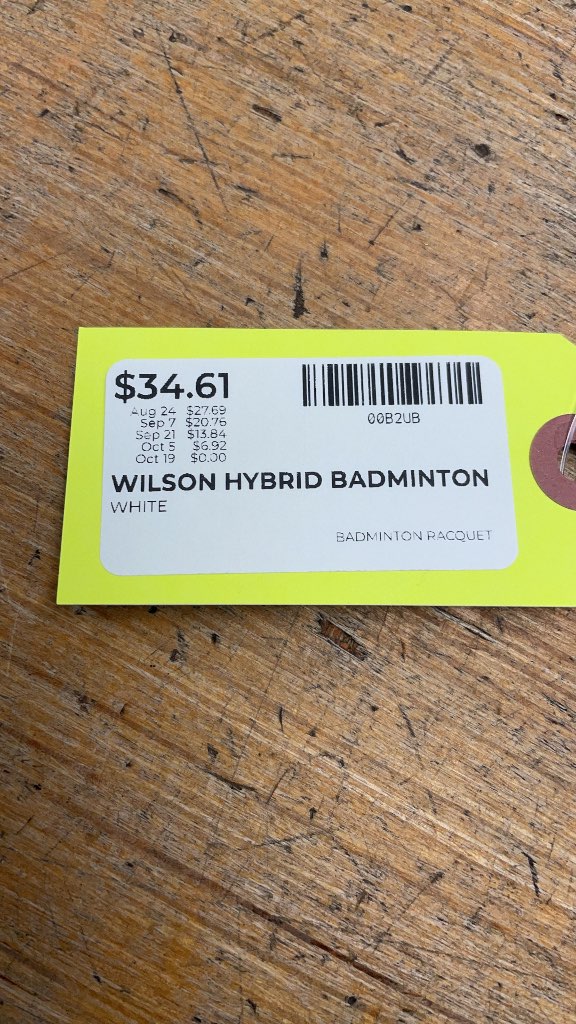 Wilson Hybrid Badminton Racquet