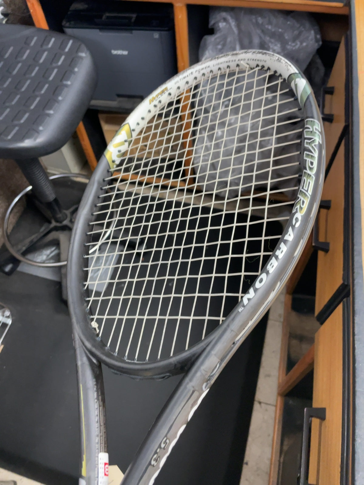 Wilson Hyper Carbon 5.3 110 sq in Tennis Racquet
