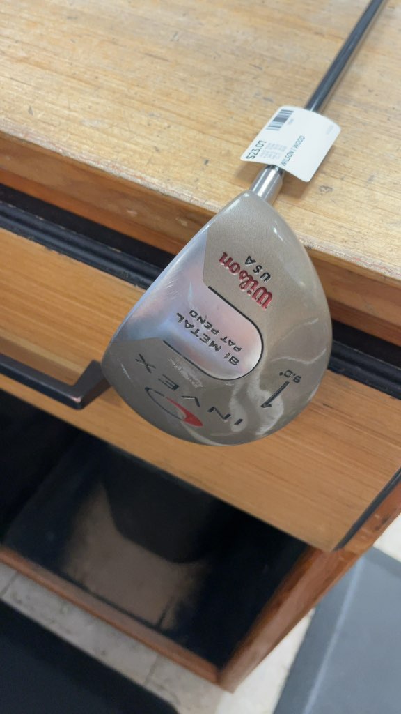 Wilson Invex Bi Metal 1 Wood Driver 9.0°