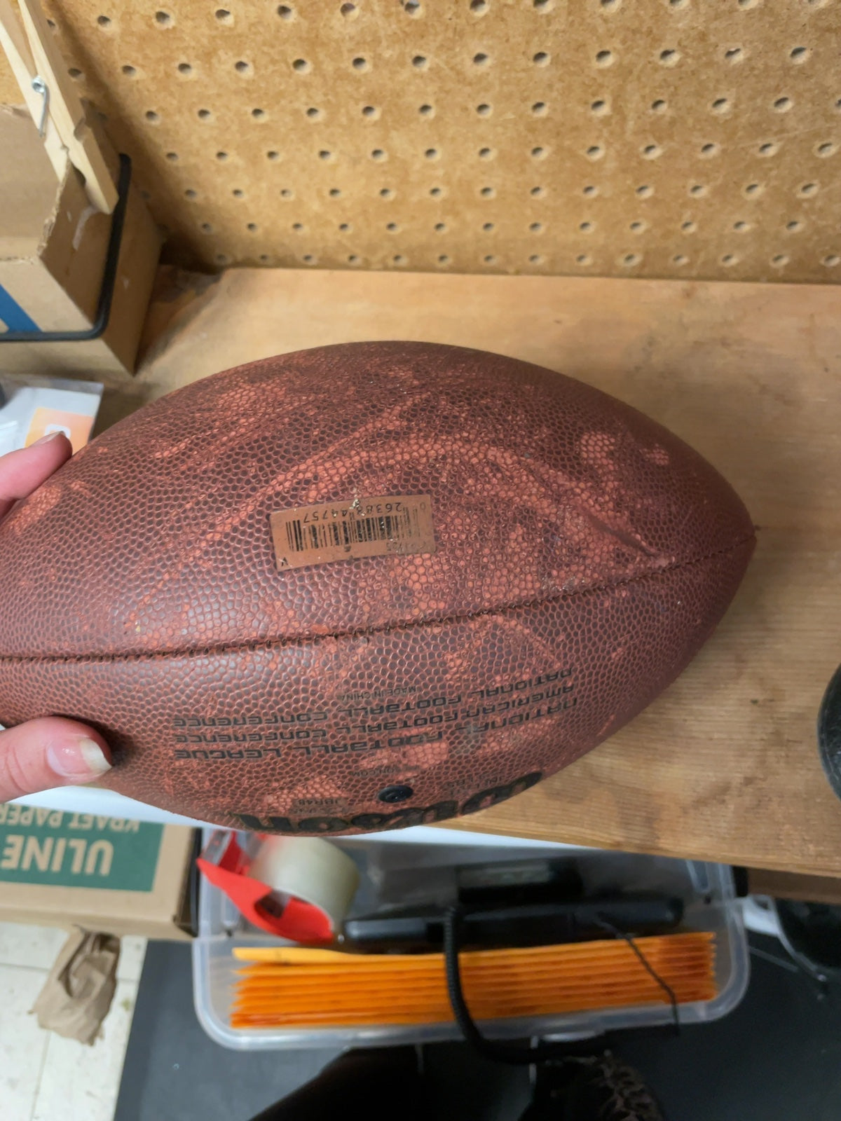 Wilson NFL Official Size Super Grip Football