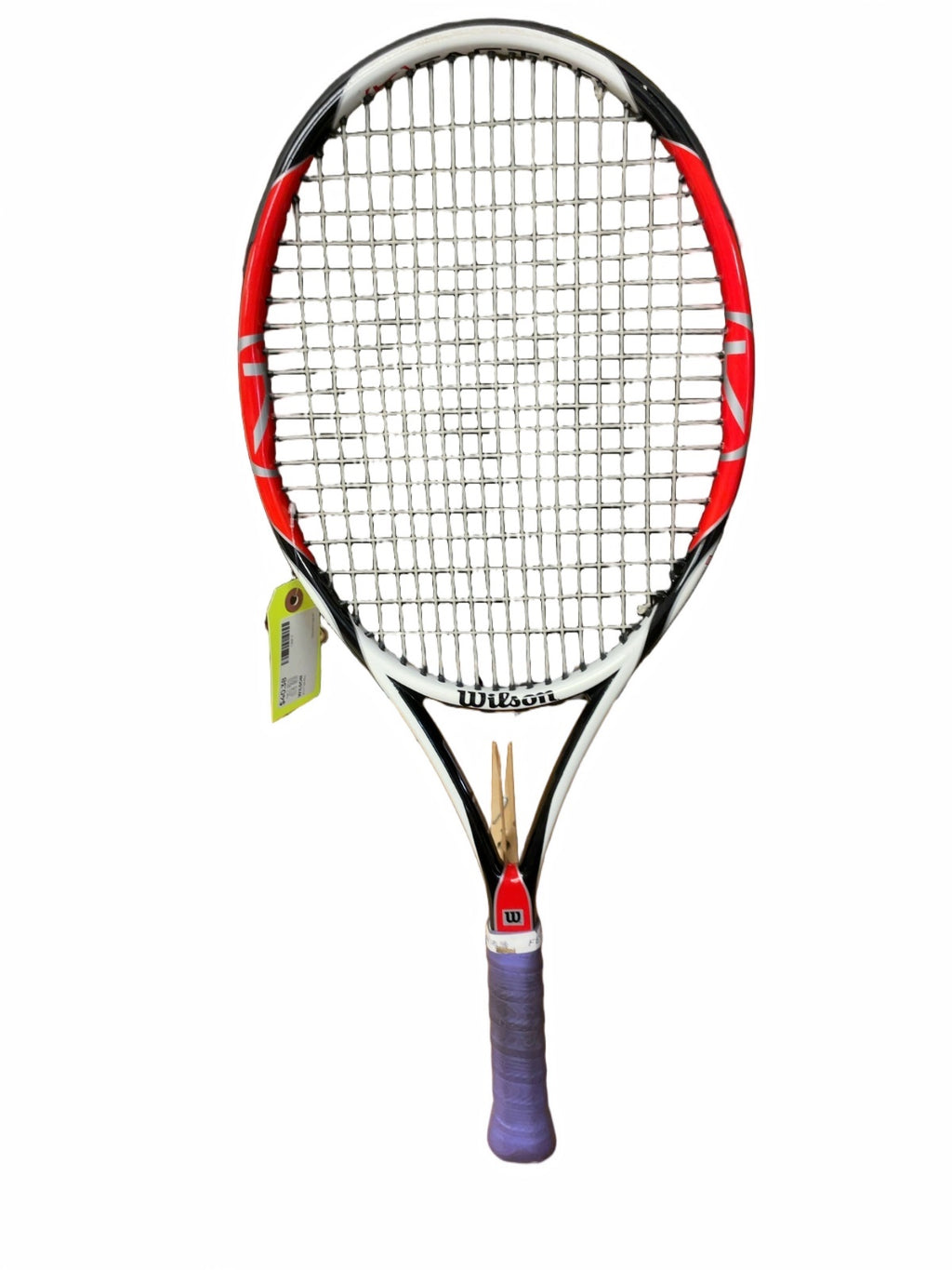 Wilson Reaction 4 3/8 White/Red Tennis Racquet