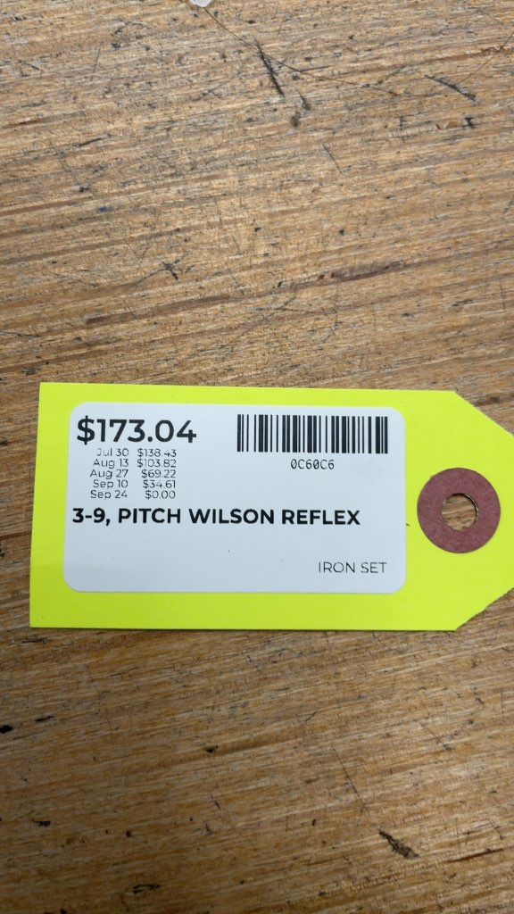 Wilson Reflex Iron Set (3-9, PW)