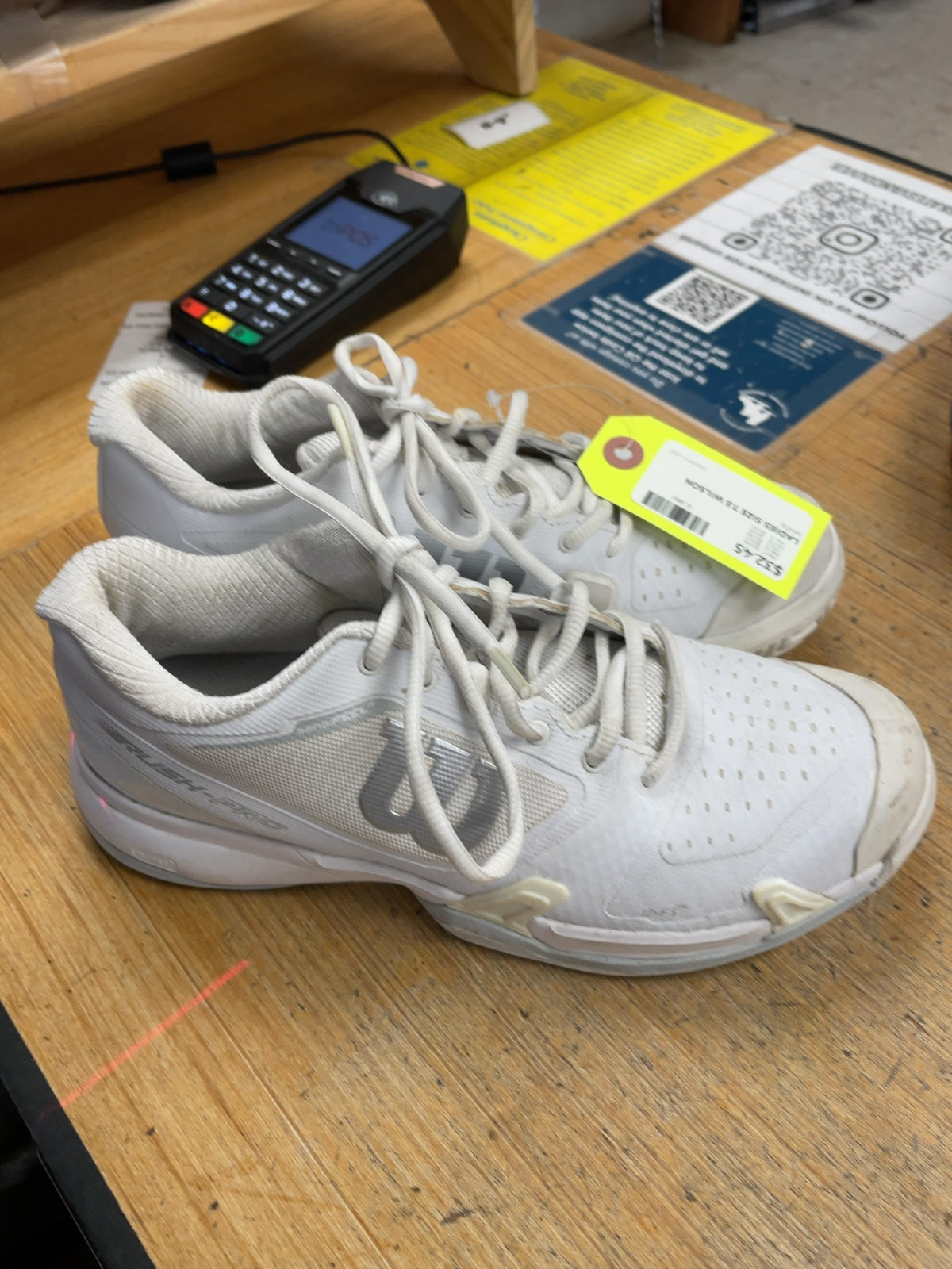 Wilson Rush Pro Ladies Court Shoes Size 7.5