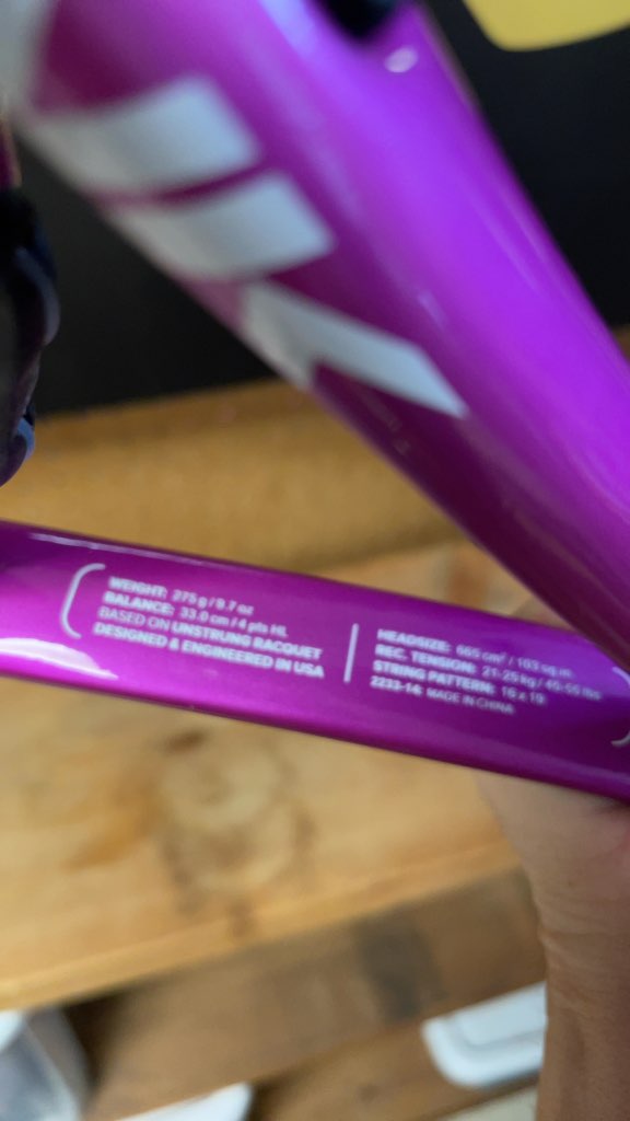 Wilson Slam Pink 103 Tennis Racquet