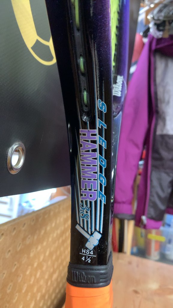 Wilson Sledge Hammer 3.8 Tennis Racquet - Purple - 4 1/2