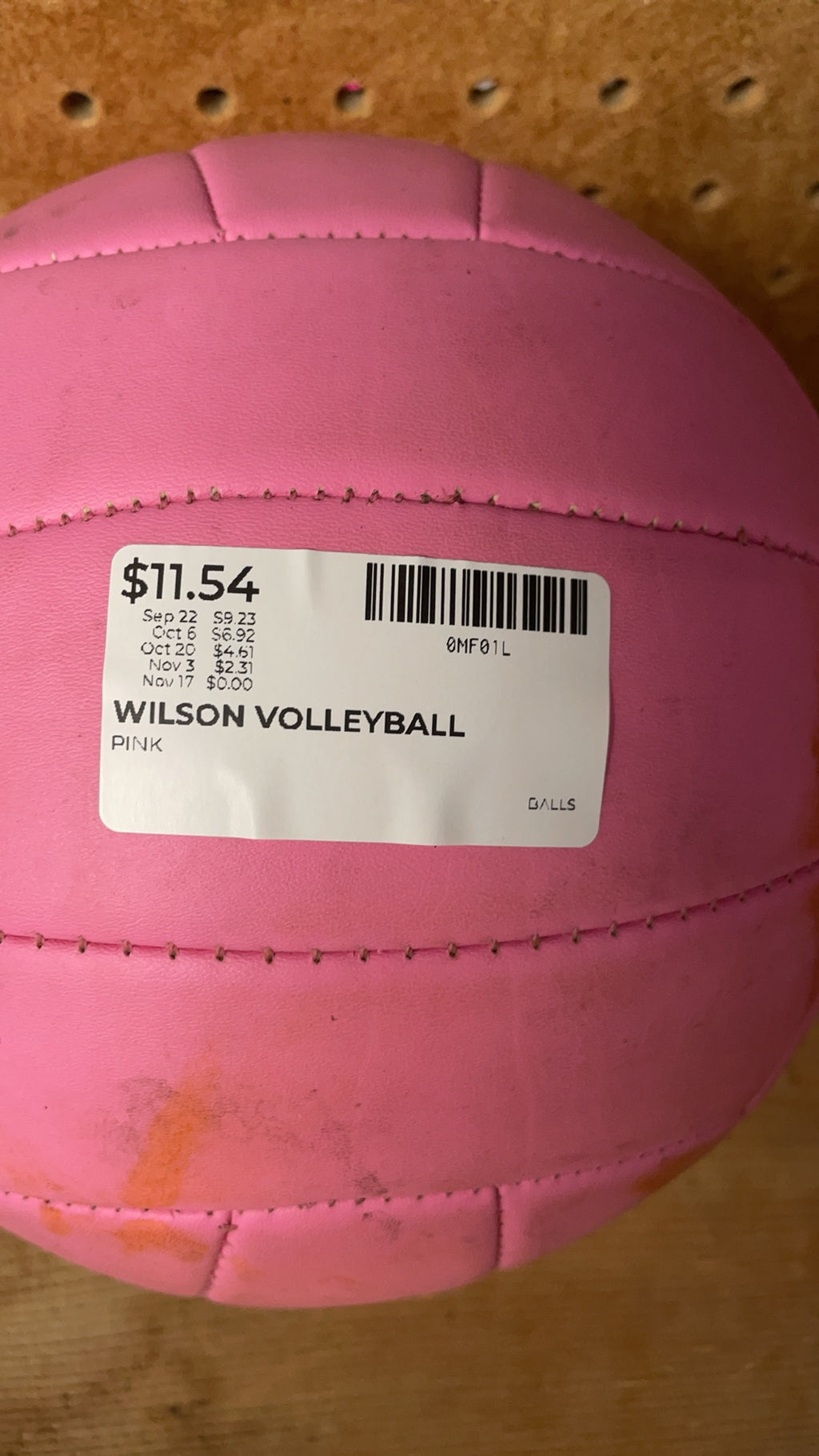 Wilson SoftPlay Volleyball Pink