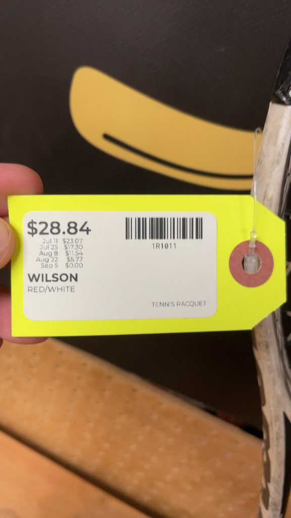 Wilson Tennis Racquet - Red/White