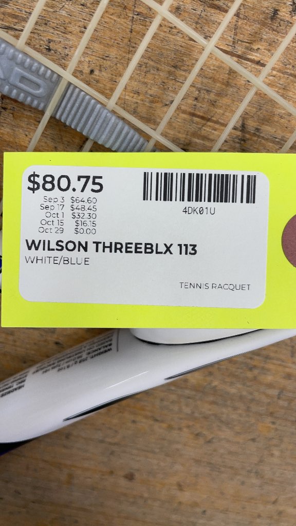 Wilson Three BLX 113 Tennis Racquet