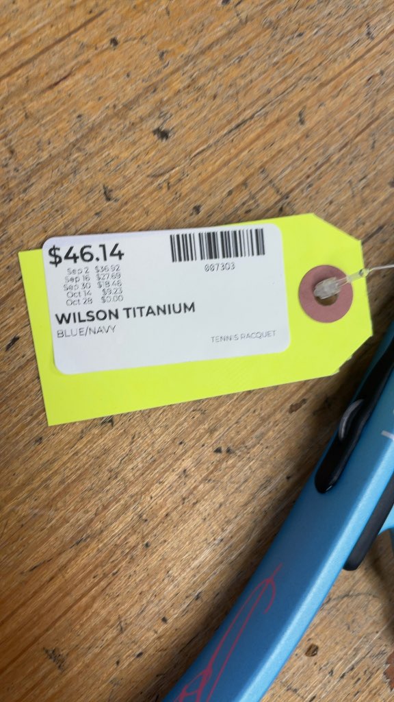 Wilson Titanium Tennis Racquet