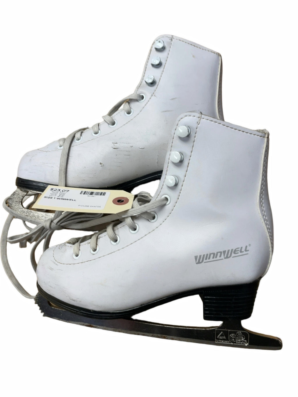 Winnwell Figure Skates Size 1 White