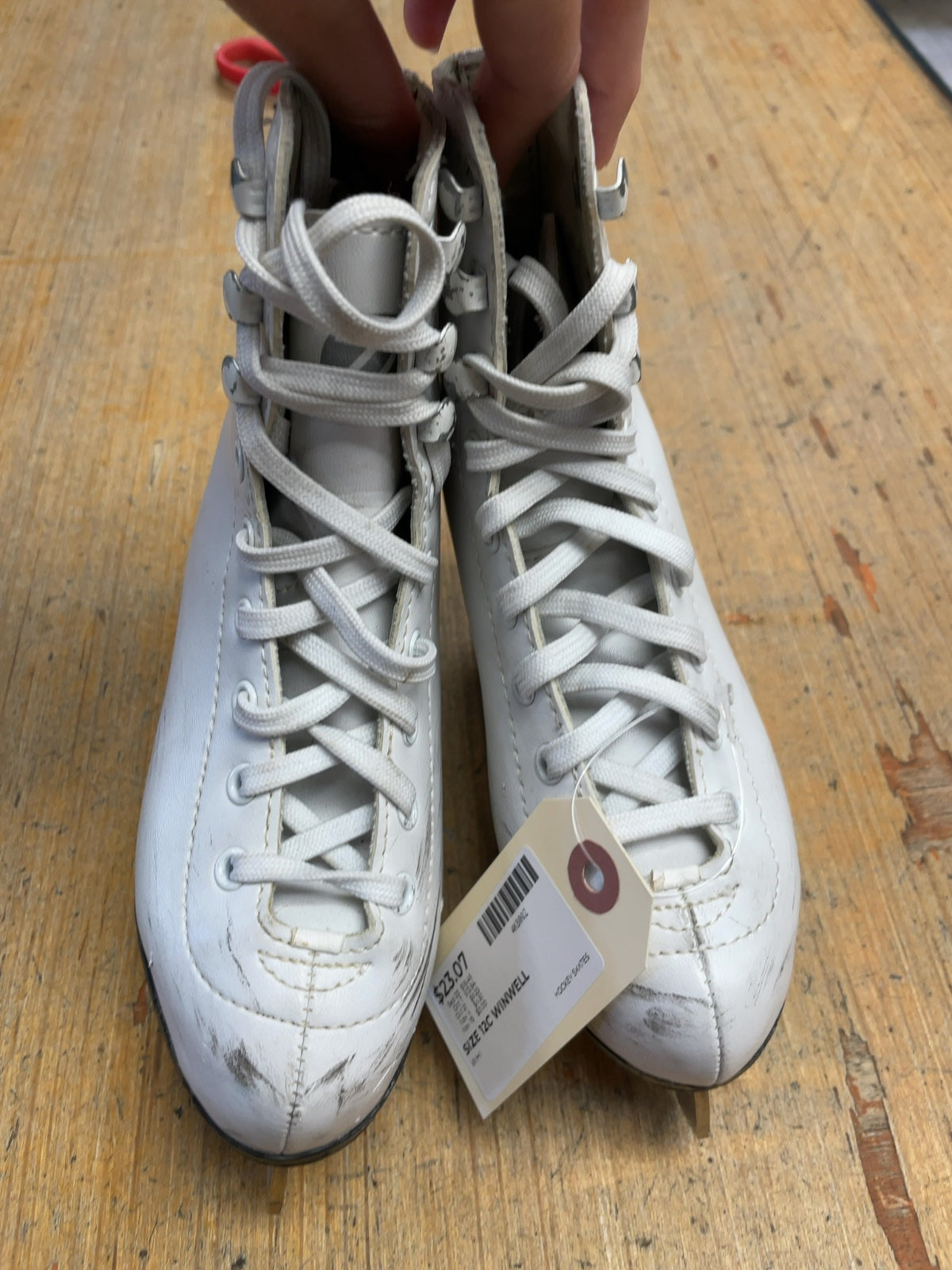 Winnwell Figure Skates Size 12C White
