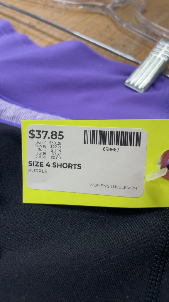 Women's Lululemon Athletic Shorts - Size 4