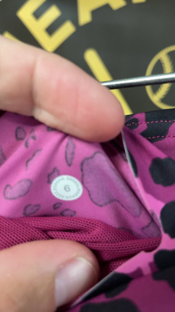 Women's Lululemon Purple Leopard Print Leggings size 6