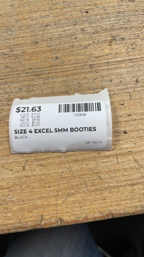 Xcel Axis 5mm Wetsuit Booties - Size 4