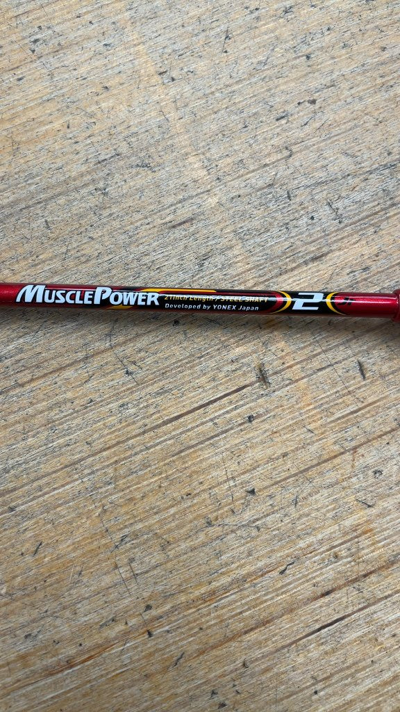 Yonex Muscle Power 2 Junior Badminton Racquet - Red