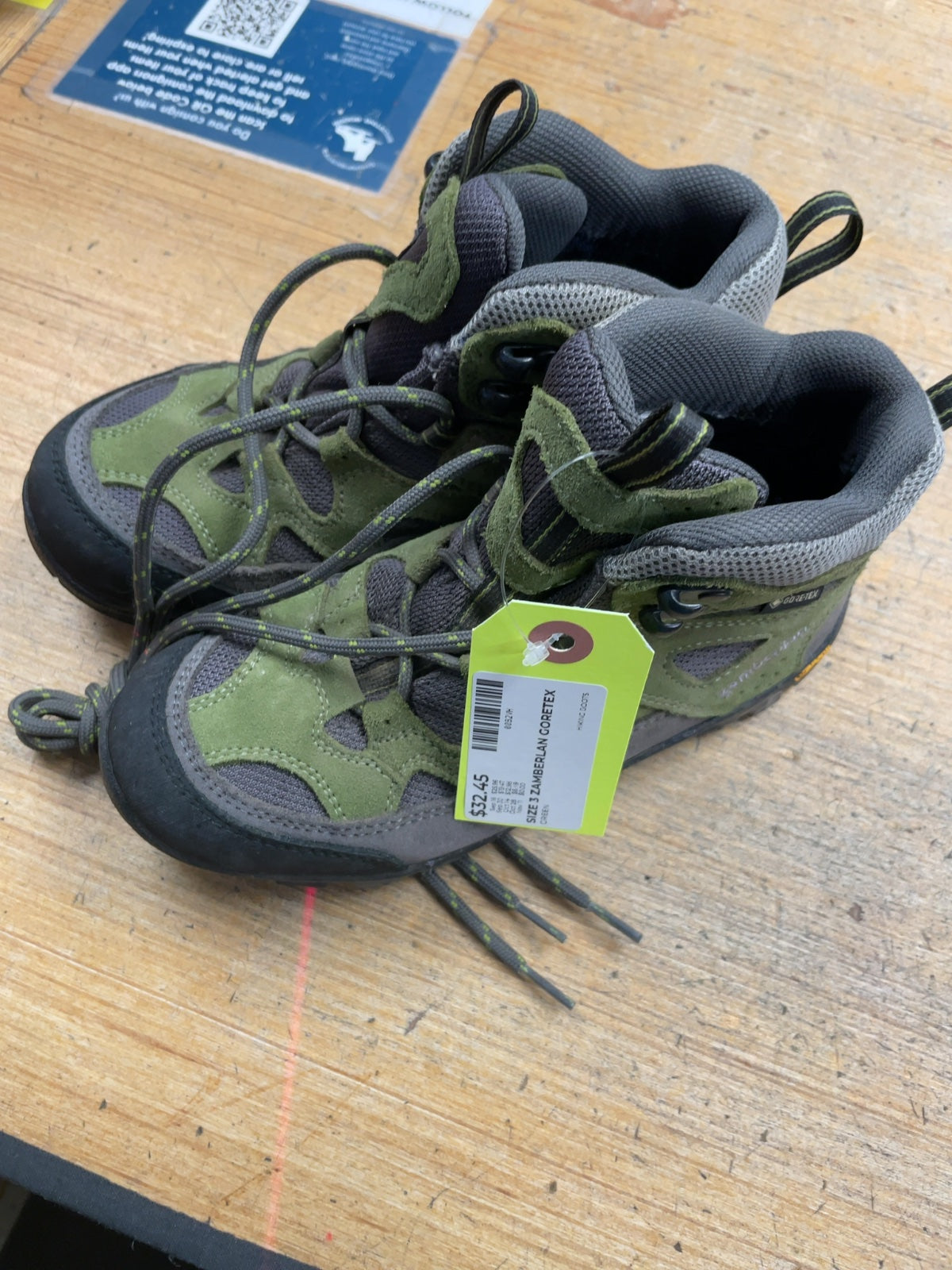 Zamberlan Gore-Tex EU 34 Hiking Boots