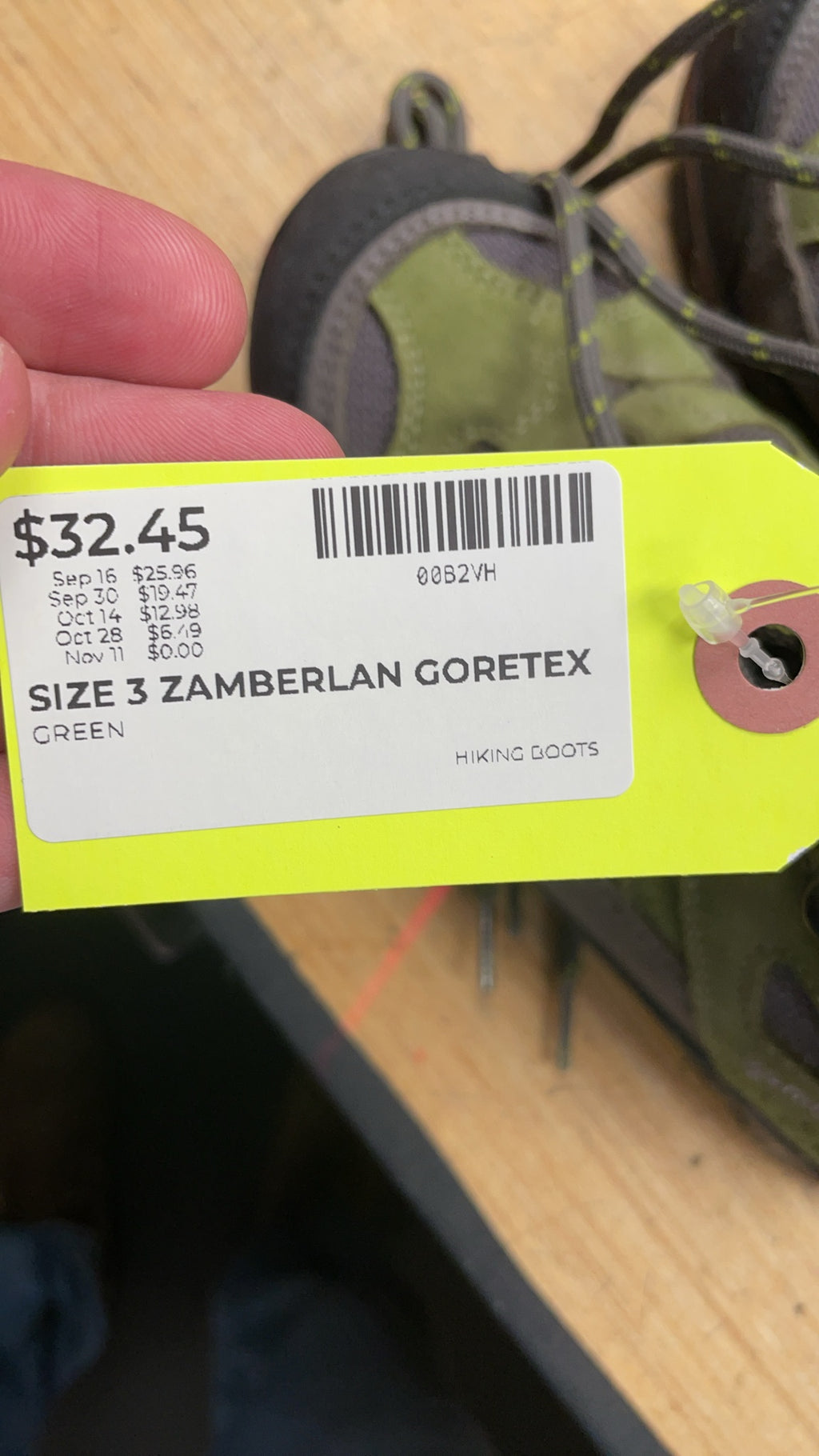 Zamberlan Gore-Tex EU 34 Hiking Boots